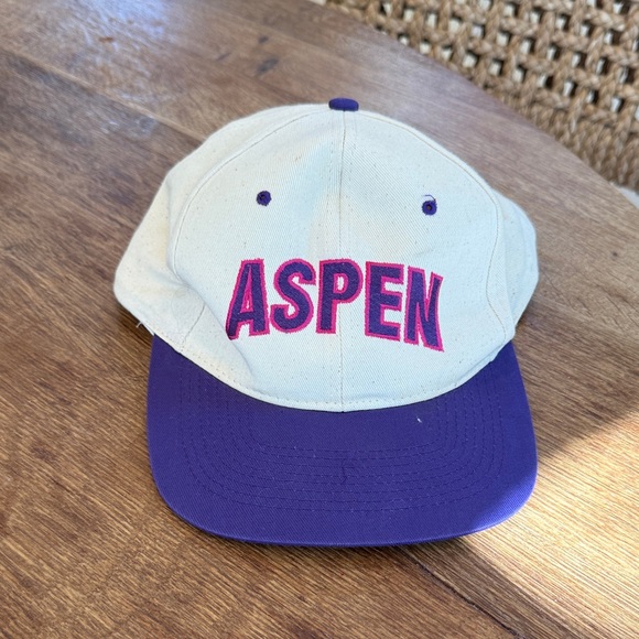 None Accessories - Vintage Aspen Baseball Hat